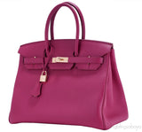 Birkin 35 Rubis Togo GHW