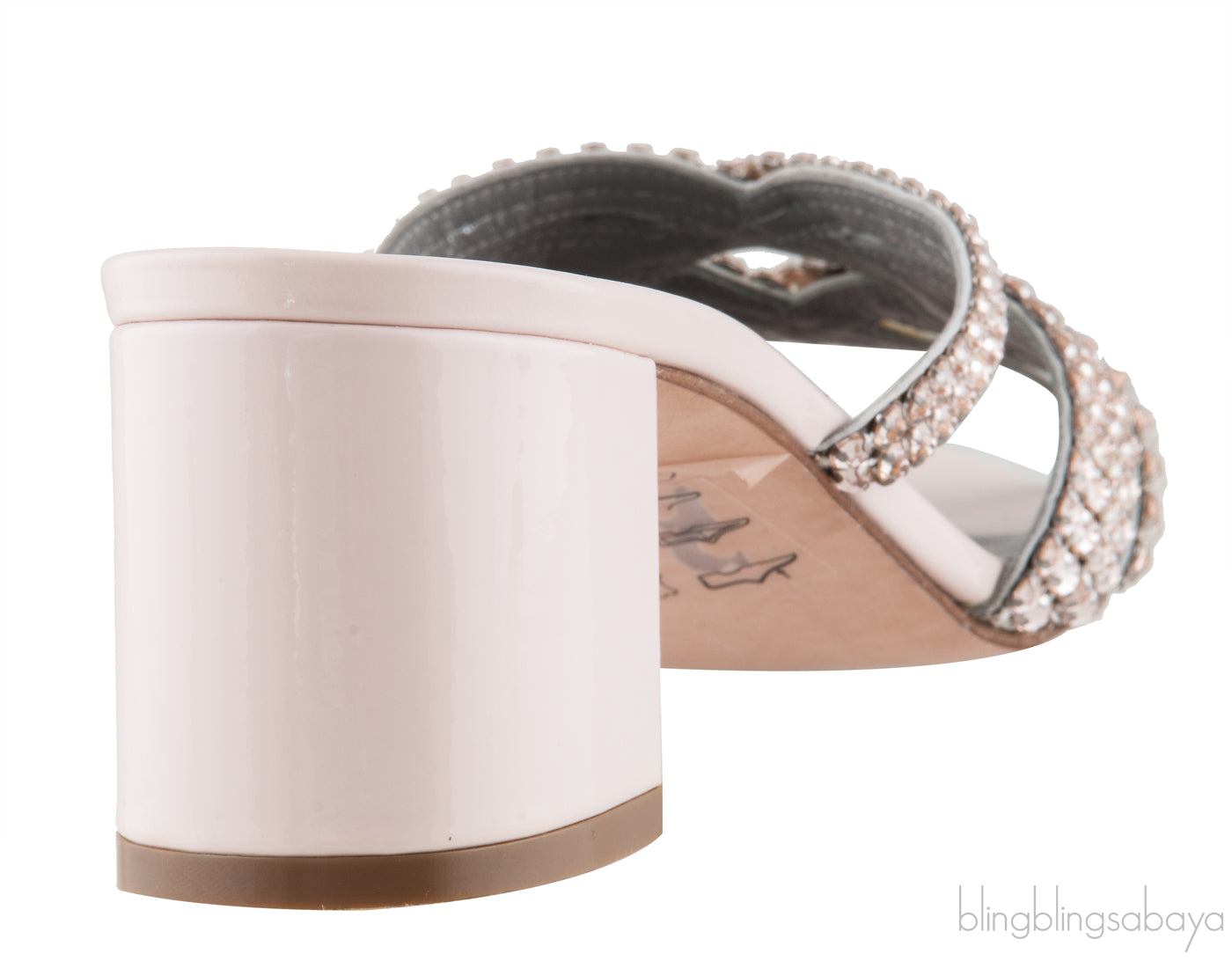 Light Pink Crystal Mule