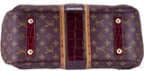 Monogram Grit Exotique Satchel