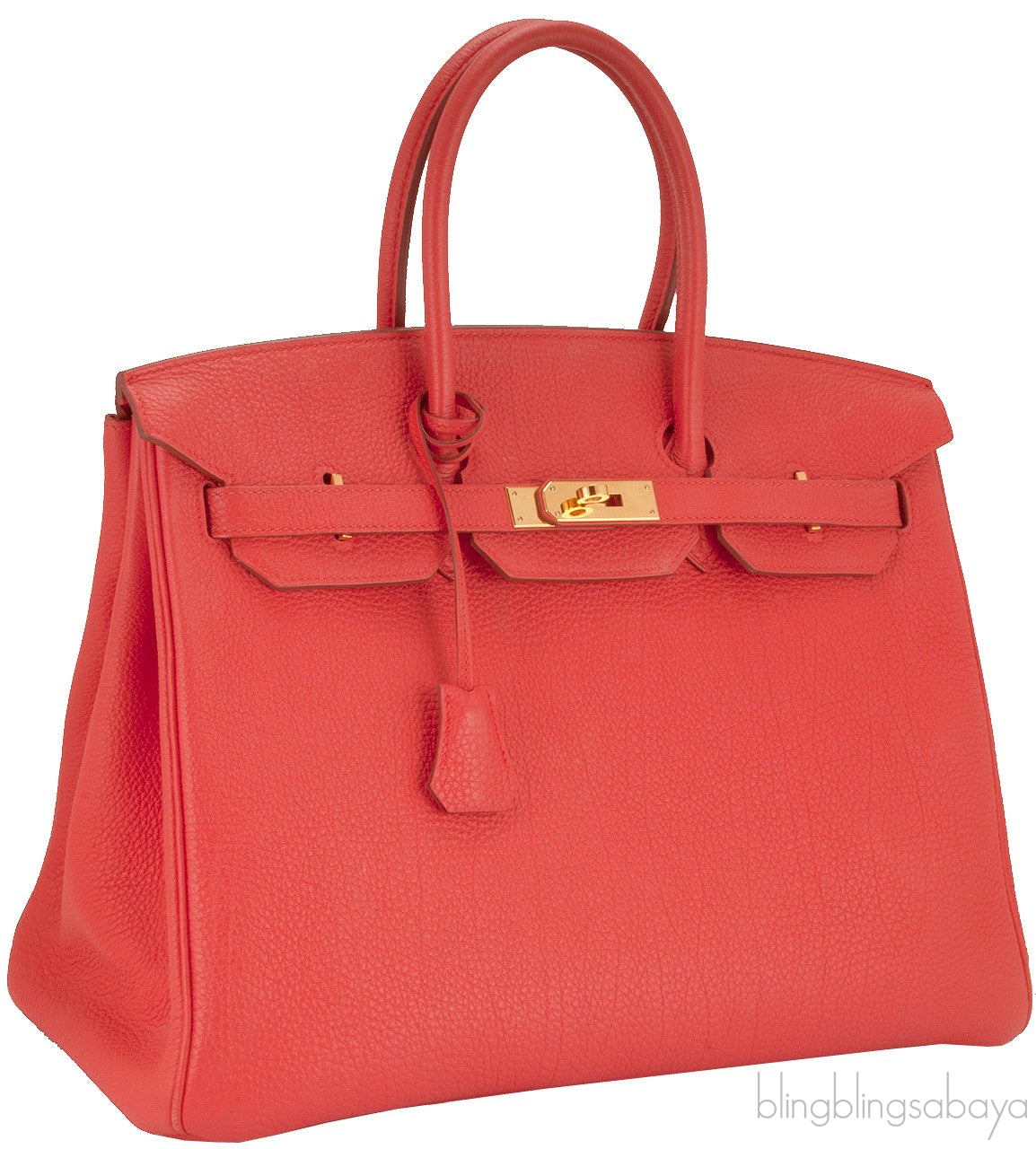 Birkin 35 Capucine Togo GHW
