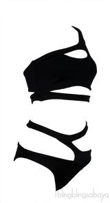 Lexxi Black Bikini Bra & Bottom