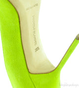 BB Suede Apple Green Pump
