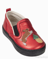 Red Rabbit Pineapple Kids Shoes