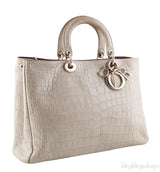 Diorissimo Bi-color Crocodile Bag