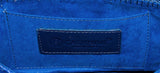 Blue Electric Python Clutch