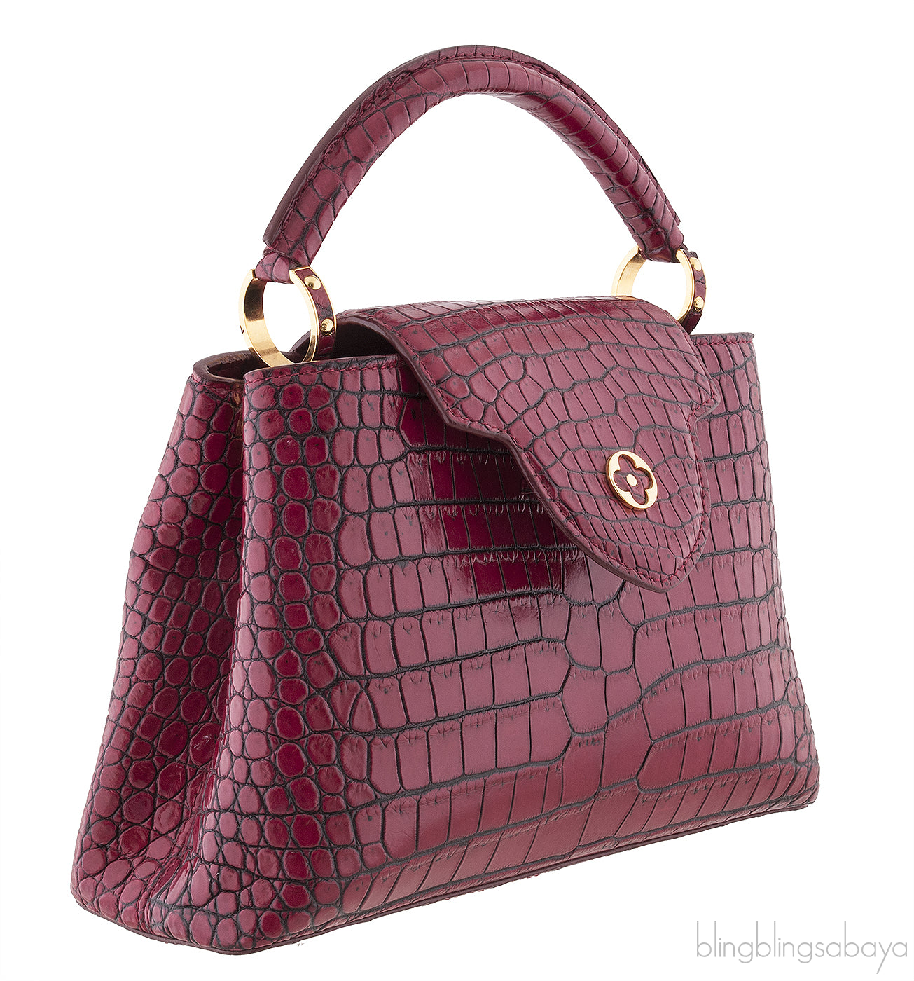 Capucines Crocodile Grenade BB