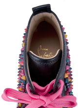 Multicolor Spike High Top Sneakers