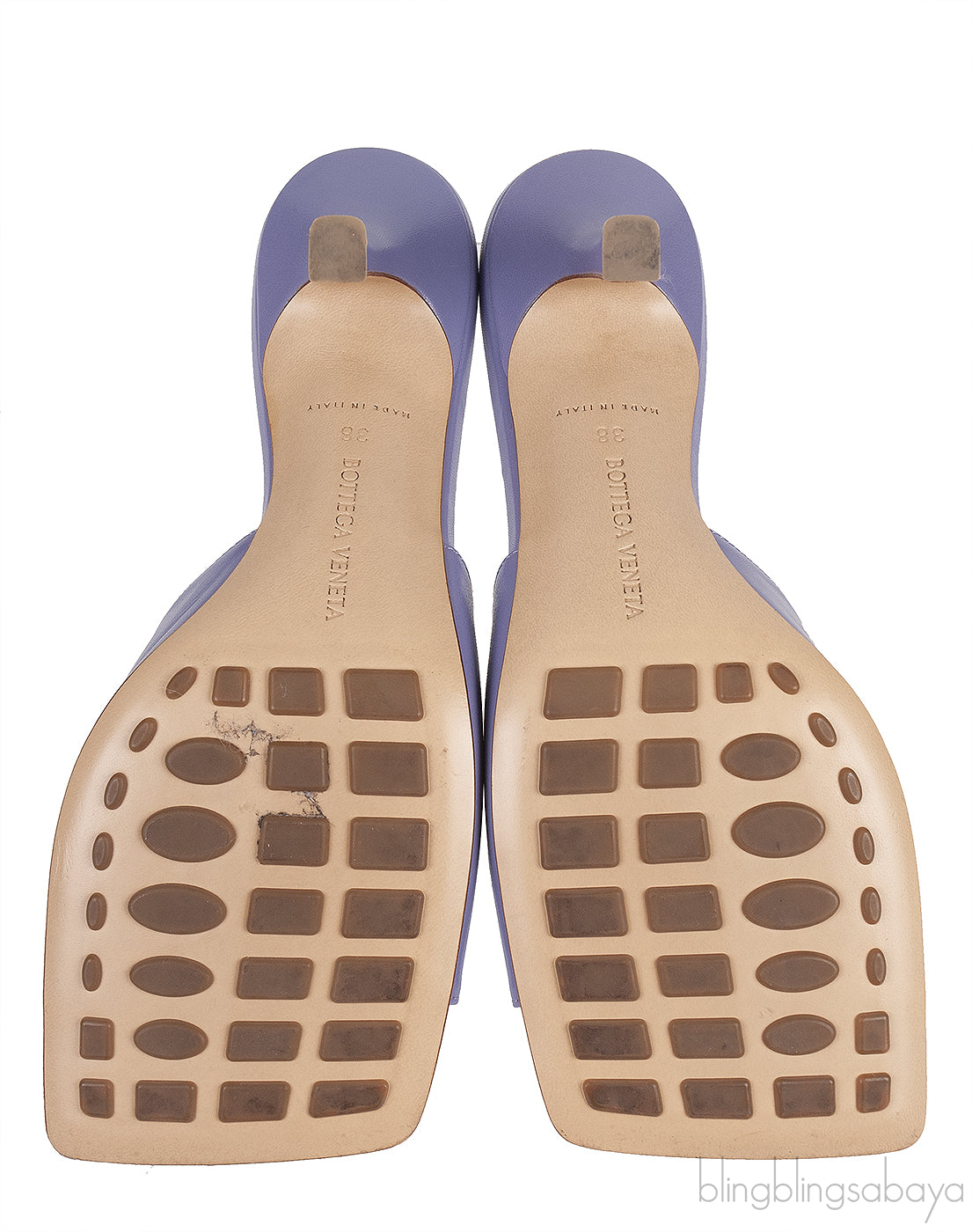 Lilac Stretch Leather Sandals