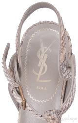 Tribute Python Leather Sandals