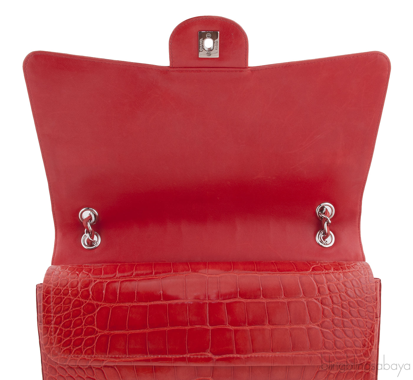 Classic Maxi Brick Croc Flap Bag