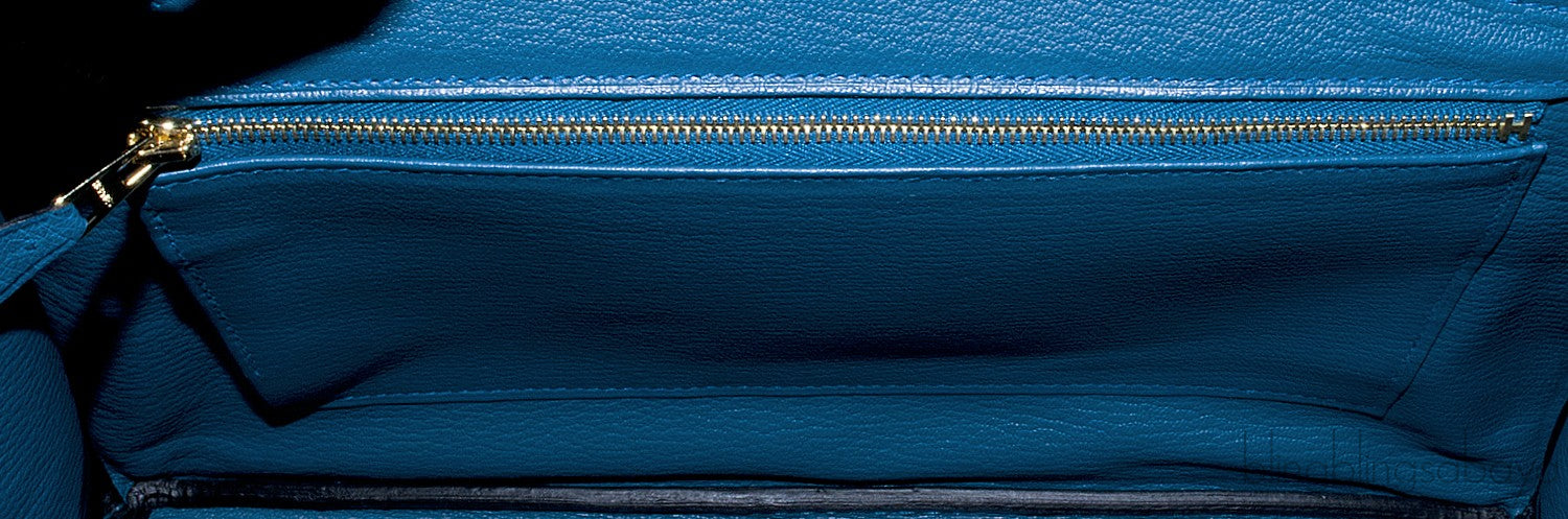 Birkin 30 Ostrich Blue Cobalt