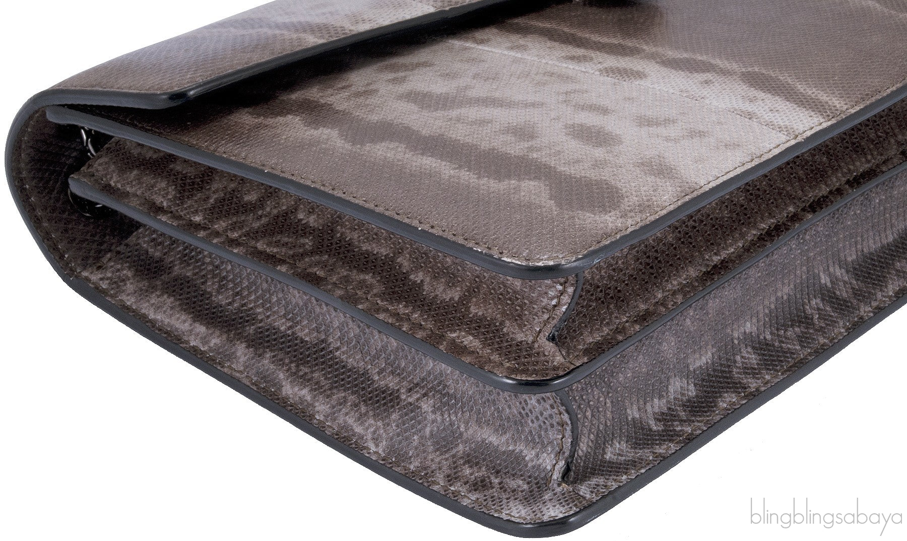 Serpenti  Karung Skin Flap Bag