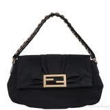 Fendi Zucca Mia Buckle Shoulder Bag