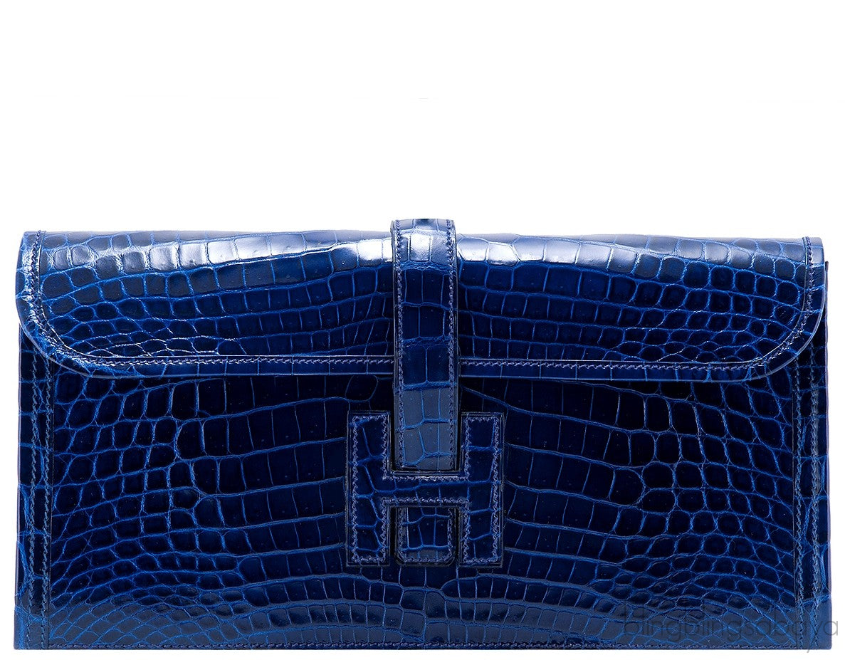 Jige Clutch Blue Niloticus