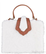 Fey Mini Shearling Box Bag