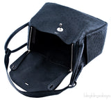 Lindy Black Ostrich