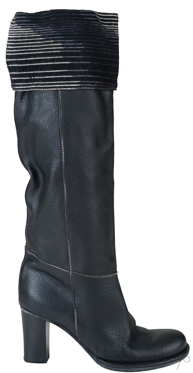 Black Leather Boots