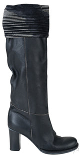 Black Leather Boots