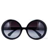 Oversized Black CC Sunglasses