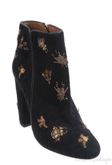 Aquazzura Fauna Insect Embellished Ankle Boots