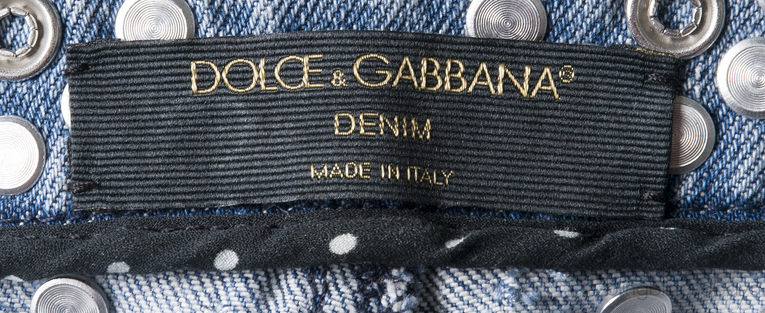 Studded Blue Jeans
