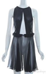 Black Chiffon Nightdress