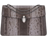 Serpenti  Karung Skin Flap Bag