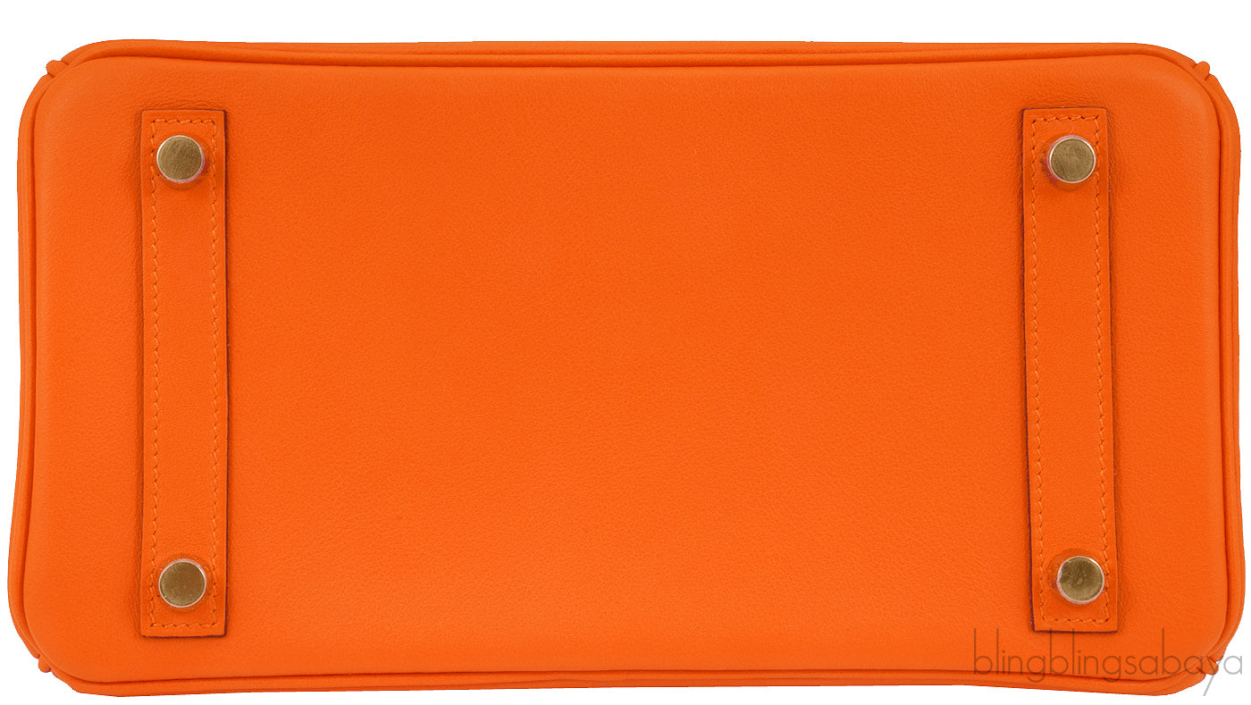 Birkin 25 Orange GHW