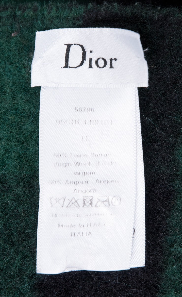 Christian Dior Plaid Check \'N\' Dior Green
