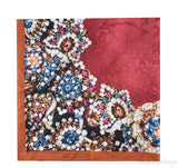 Jewel Print Square Scarf