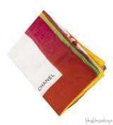 Chanel Multi-color CC XL Shawl