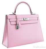 Kelly 25 Mauve Sylvester Epsom Sellier PHW