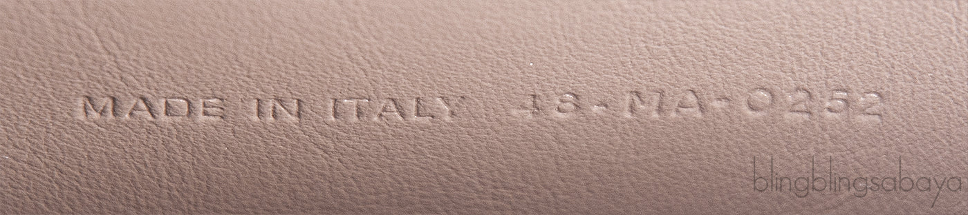 Lady Dior Pouch Warm Taupe Patent Cannage