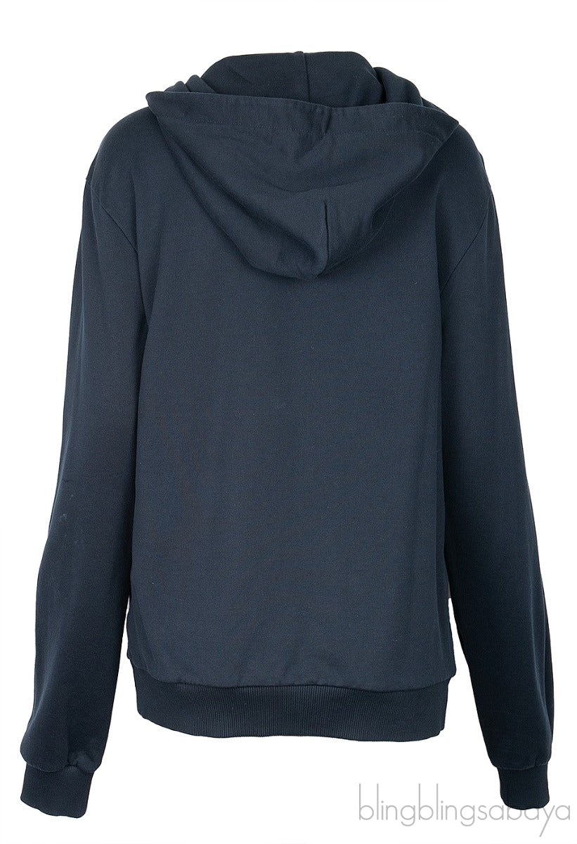 Blue Crown Logo Men\'s Hoodie