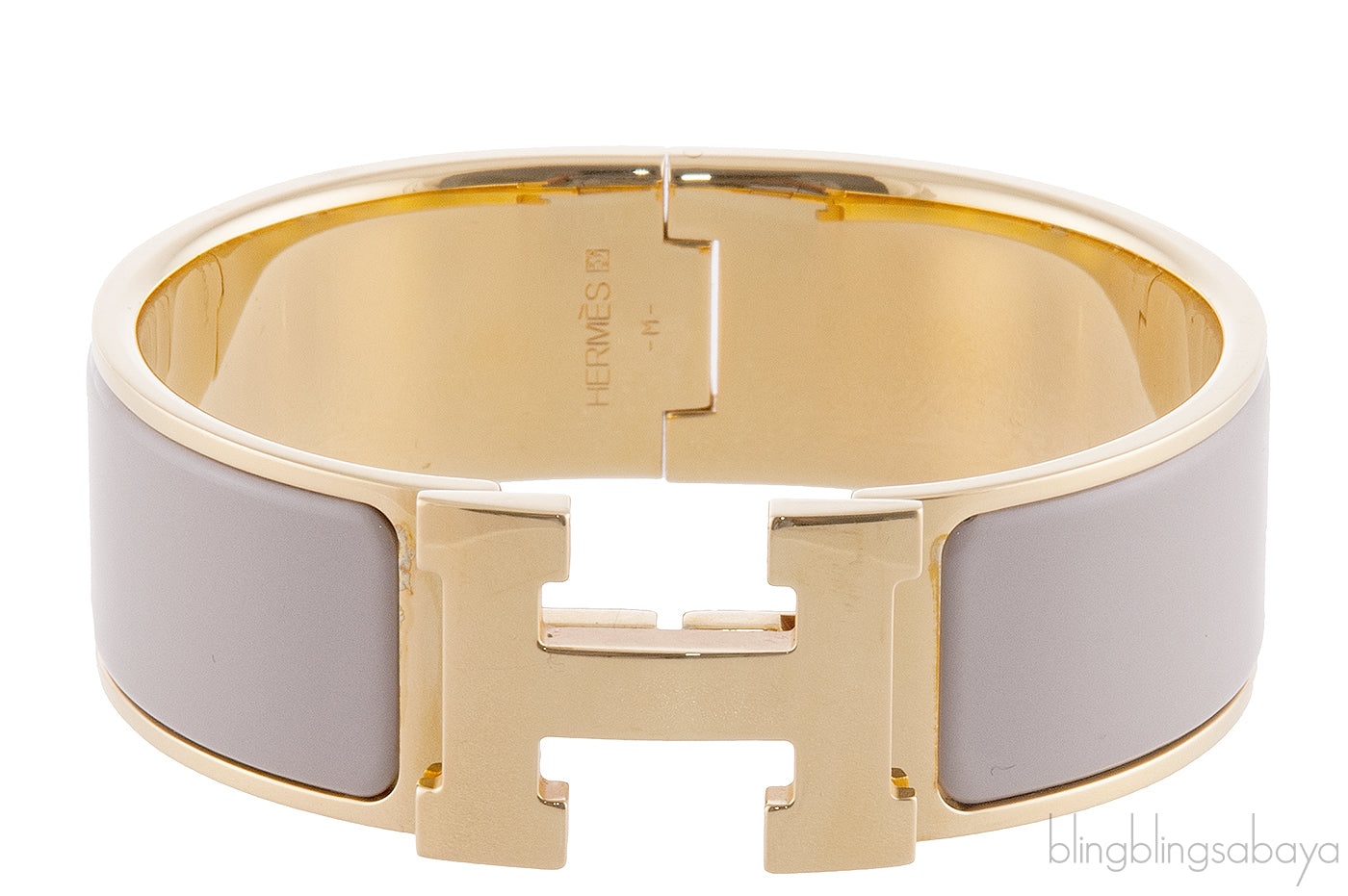 Clic Clac H Wide Bracelet Etoupe