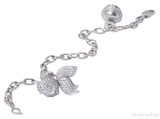 Bell & Fish Motif Diamond WG Bracelet