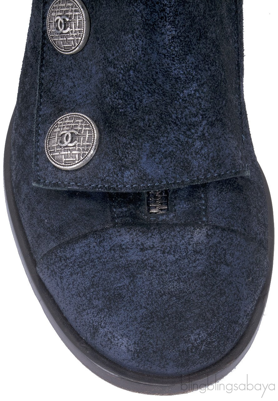Buttoned Ankle Boots