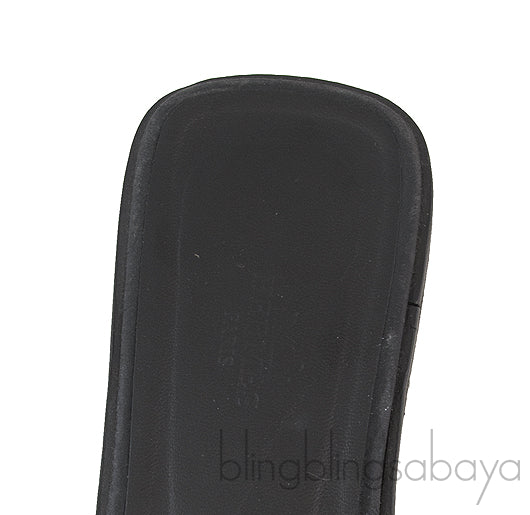 Black Oran Strass Sandals