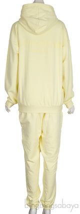 Light Yellow Hoodie & Trouser
