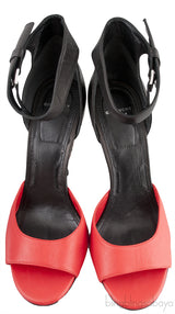 Bi-color Slingback Heels