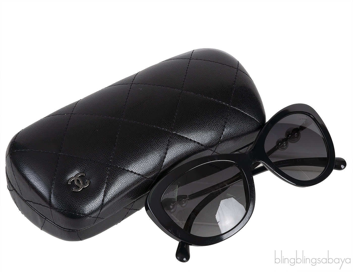 5340 H Black Frame Pearl Sunglasses