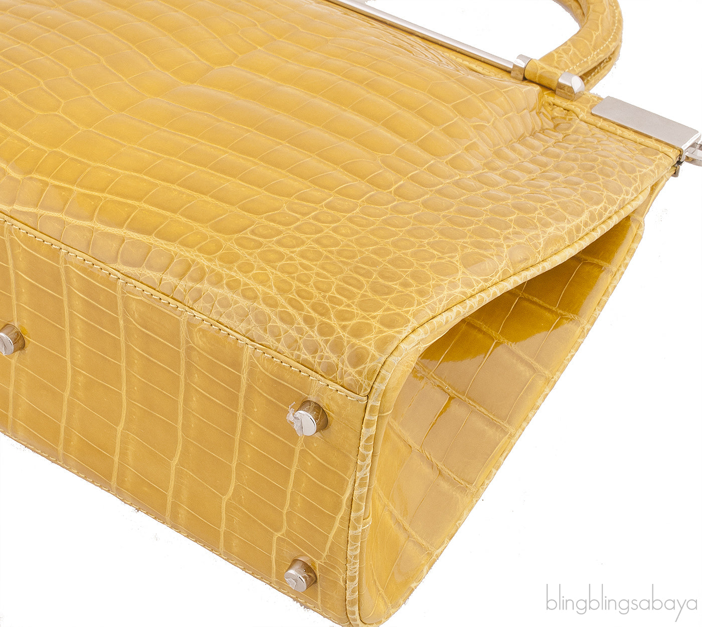 Crocodile Raffles Handbag