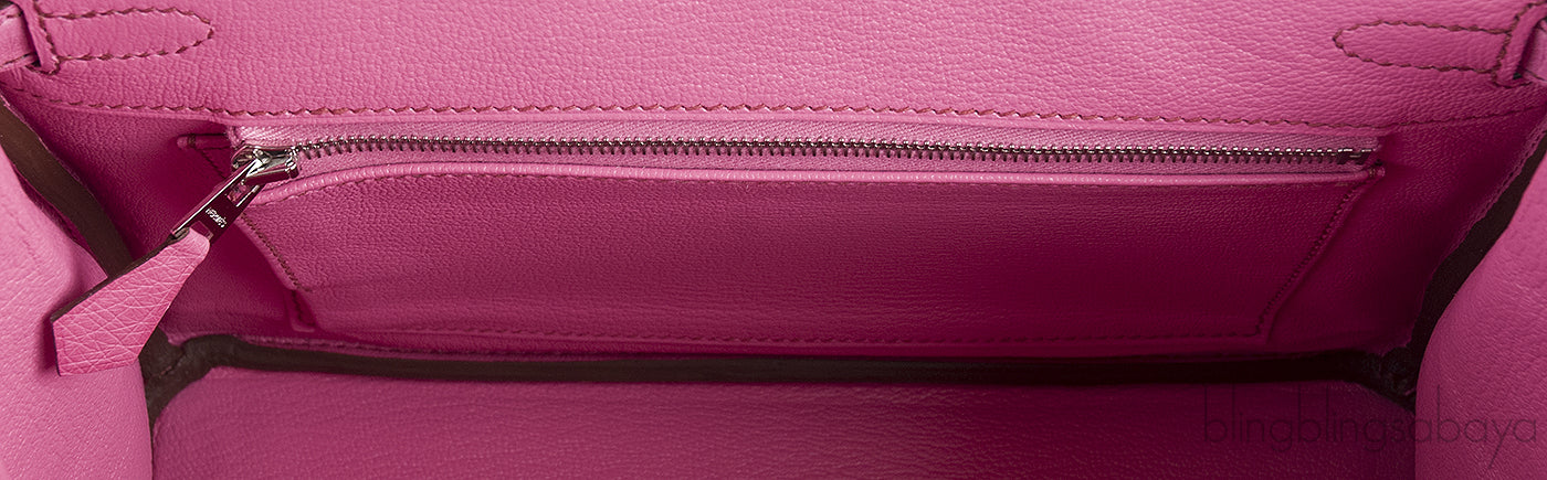 Birkin 25 Fuchsia Ostrich PHW