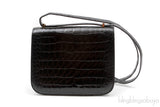Constance Vintage Black Croco