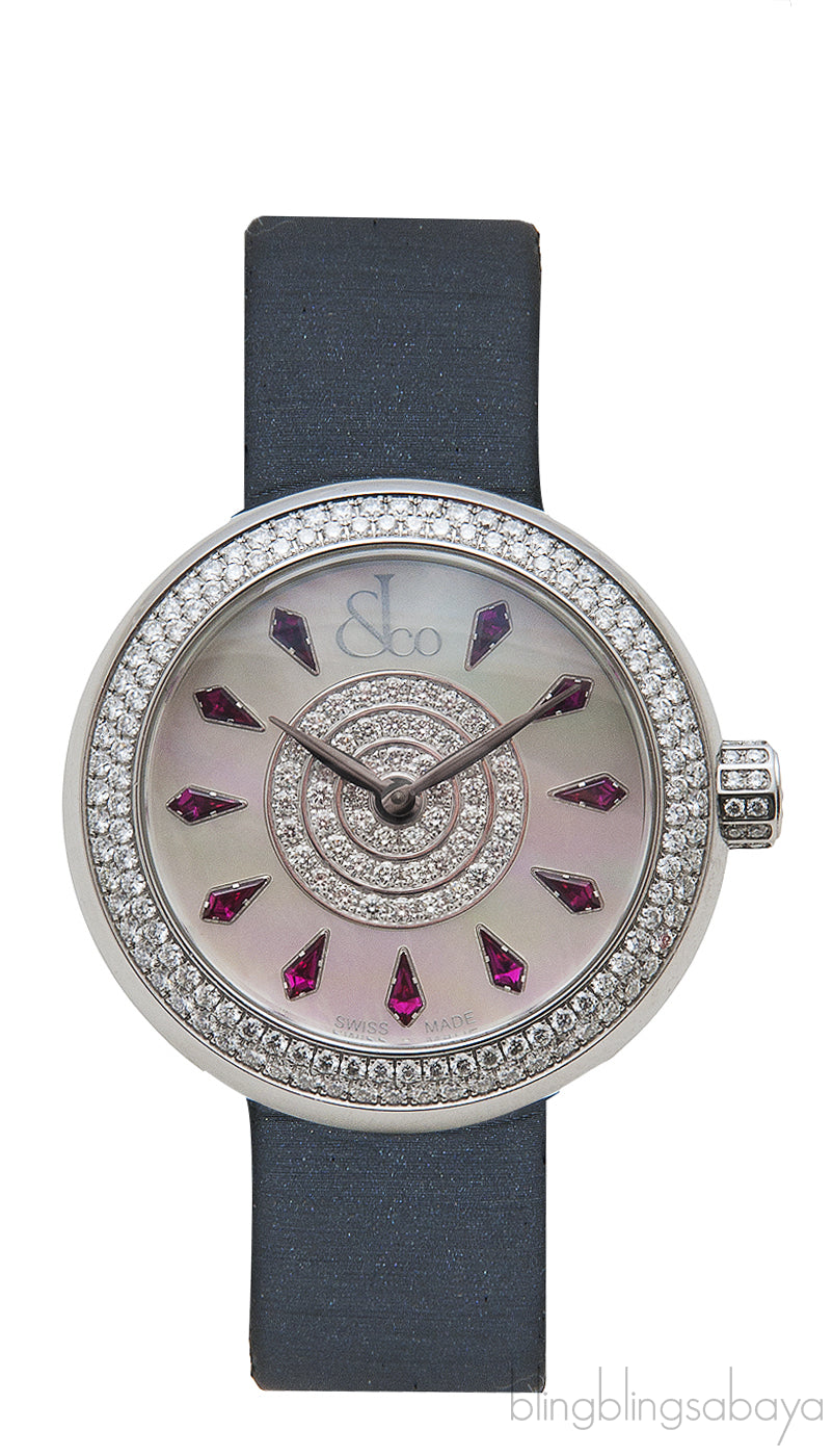 Brilliant Two Rows Diamond Watch