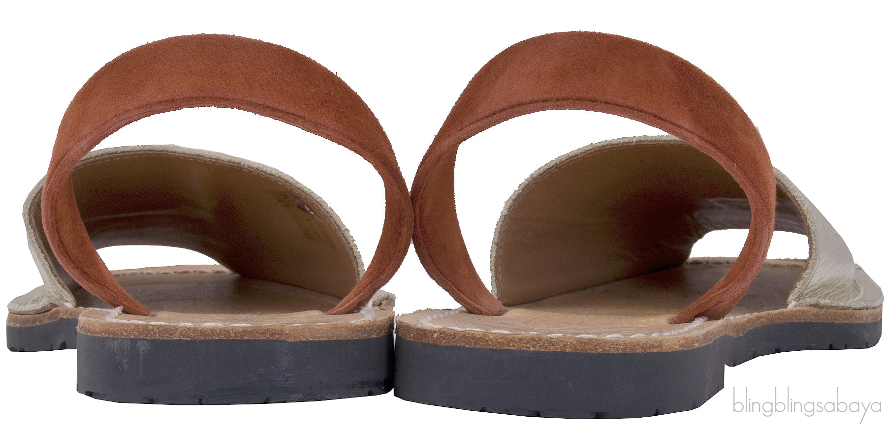 Croc Embossed Avarcas Sandals