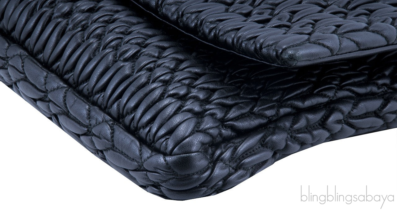Cloquet Black Stage Clutch Bag