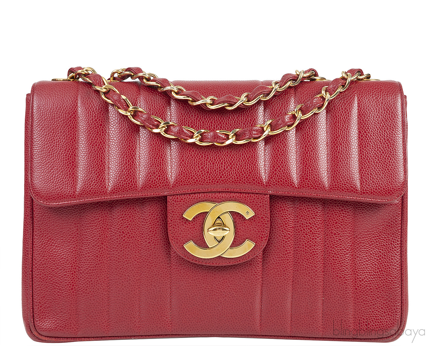 Red Caviar Vintage CC Flap Bag