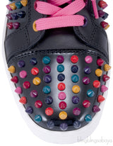 Multicolor Spike High Top Sneakers