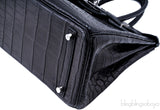 Birkin 30 Black Matte Nilo Croco